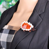 Hedgehog Shape Brooch Large Acrylic Animal Corsage Pins