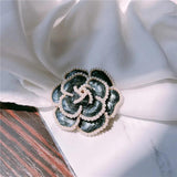 High-grade Camellia Flower Brooch for Women