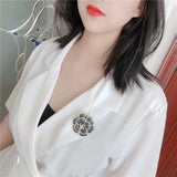 High-grade Camellia Flower Brooch for Women