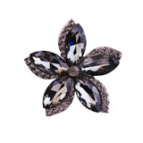 Flower Brooch Pin Crystal Brooches For Women