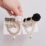 Camellia Brooch for Womens Clothing - Sweater Corsage Female Accessories Jewelry