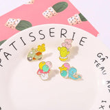 Chemical Experiment Dinosaur Balloon Planet Enamel Pins Set