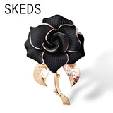 Arrival Rose Women Enamel Brooches Pins Mental Coat Clothing Accessories