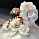 Arrival Rose Women Enamel Brooches Pins Mental Coat Clothing Accessories