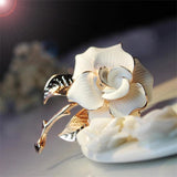 Arrival Rose Women Enamel Brooches Pins Mental Coat Clothing Accessories