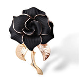 Arrival Rose Women Enamel Brooches Pins Mental Coat Clothing Accessories