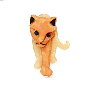 Lion Anime Brooch Pin for Women Shirt Hijab Jewelry