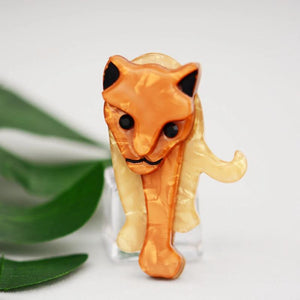 Lion Anime Brooch Pin for Women Shirt Hijab Jewelry