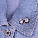 Galactic Force Fighting Twins Pin Set Space Shooter Jewelry