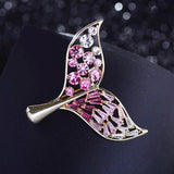 Mermaid Tail Brooch Pin Daily Wild Clothing Accessories Corsage Ins