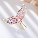 Mermaid Tail Brooch Pin Daily Wild Clothing Accessories Corsage Ins