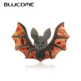 Vivid Acrylic Bat Brooch Sweater Pendant Leather Fiber Animal Brooch