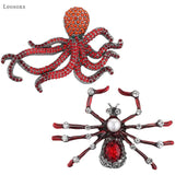 Leosoxs Retro Animal Lizard Octopus Brooch