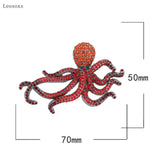 Leosoxs Retro Animal Lizard Octopus Brooch