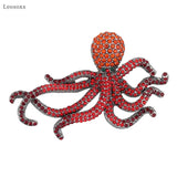 Leosoxs Retro Animal Lizard Octopus Brooch