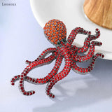Leosoxs Retro Animal Lizard Octopus Brooch