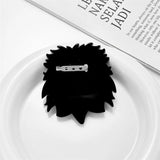 High Lion Head Shape Women Brooch Acrylic Material Animal Women Pins Brooches
