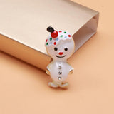 Enamel Snowman Brooch Rhinestone Christmas Year Brooch Pins