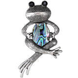 Retro Shell Frog Brooch for Party Casual Animal Brooch