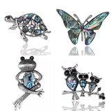 Retro Shell Frog Brooch for Party Casual Animal Brooch