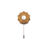 Wood Retro Wedding Men's Jewelry Accessories Vintage Shape Suits Brooch Pin