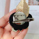Vintage Baroque Tassel Pendant Brooch Chain Pin