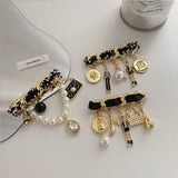 Vintage Flower Tassel Brooch for Women
