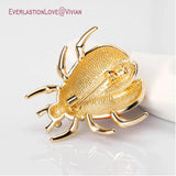Star brooch of Ladybug lady and girl insect jewelry