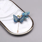 Beaut&Berry Fabric Butterfly Ladies Brooch Wedding Gift