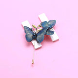 Beaut&Berry Fabric Butterfly Ladies Brooch Wedding Gift
