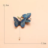 Beaut&Berry Fabric Butterfly Ladies Brooch Wedding Gift