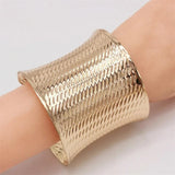 Bohemia Punk Bracelet For Women Texture Jewelry Plated Bangle