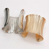 Bohemia Punk Bracelet For Women Texture Jewelry Plated Bangle