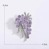 Beaut&Berry Rhindiamond-Glass Ladies Brooch Wedding Party Gift Pin