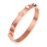 Wedding Pyramid Wafer Bangles For Women Stainless Steel Bangle Bracelet