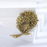 Beaut&Berry Crystal Glass Ladies Brooch 2 Wedding Party Pin