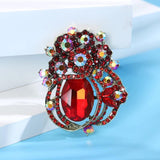 Beaut&Berry Crystal Glass Ladies Brooch Wedding Gift Pin Office Accessories