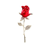 Rose Brooch Temperament Pin Mother's Gift Floral Flower Dress Cheongsam Accessor