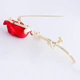 Rose Brooch Temperament Pin Mother's Gift Floral Flower Dress Cheongsam Accessor