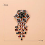 Beaut&Berry Rhinestone Grab Chain Brooch Middle Eastern Style