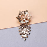 Beaut&Berry Rhinestone Grab Chain Brooch Middle Eastern Style