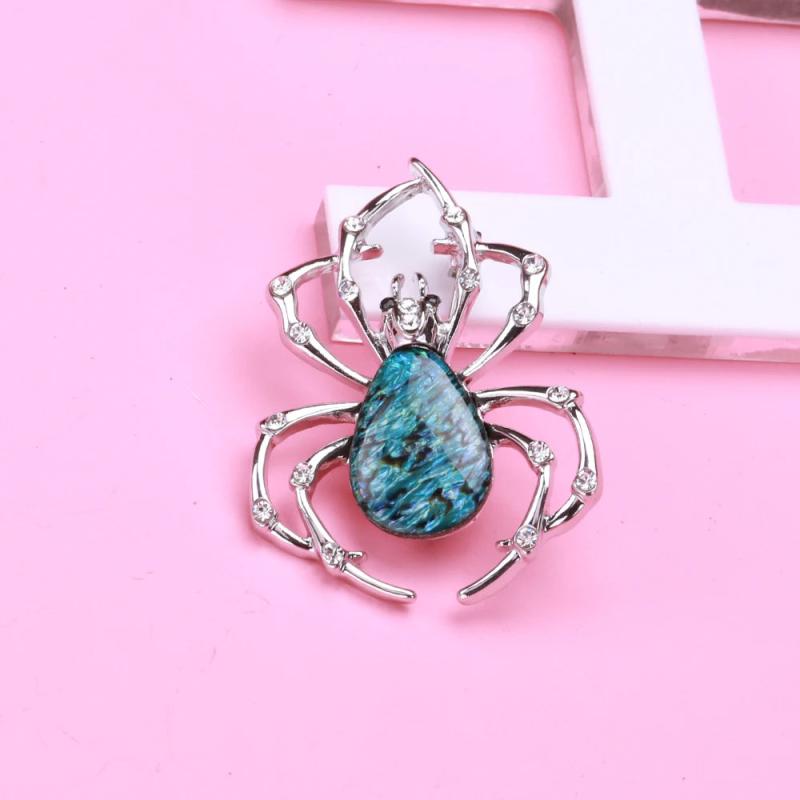 Beaut&Berry Personality Spider Brooch Natural Shell Joker Spider Brooches