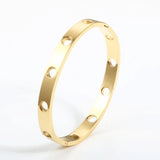 Heart Bracelets For Men Women Couple Pentagram Bangles