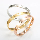 Heart Bracelets For Men Women Couple Pentagram Bangles