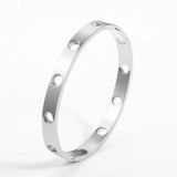 Heart Bracelets For Men Women Couple Pentagram Bangles