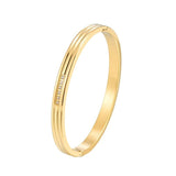 Elegant Zircon Stainless Steel Love Bangle for Women