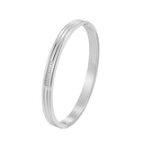 Elegant Zircon Stainless Steel Love Bangle for Women