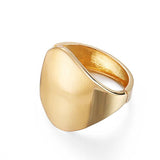 Wide Alloy Jewelry Irregular Bracelets Plated Punk Bracelet Femme
