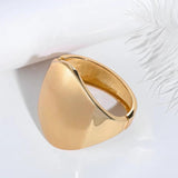 Wide Alloy Jewelry Irregular Bracelets Plated Punk Bracelet Femme