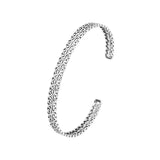 Hollow Carving Pattern Bracelet Open Bangle Women Fine Jewelry Pulseras